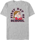 Disney Big & Tall Princesses Grumpy First Day Men's Tops Short Sleeve Tee Shirt T-Shirt | Trending 2025