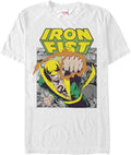 Marvel Big & Tall Classic Iron Punch Men's Tops Short Sleeve Tee Shirt T-Shirt | Aesthetic Streetwear