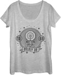 Fifth Sun Star Trek The Original Series Boldly Go Women's Short Sleeve Tee Shirt T-Shirt | Premium Quality