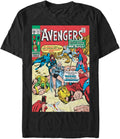 Marvel Big & Tall Classic Female Takeover Men's Tops Short Sleeve Tee Shirt, Black, 4X-Large T-Shirt | Trending 2025