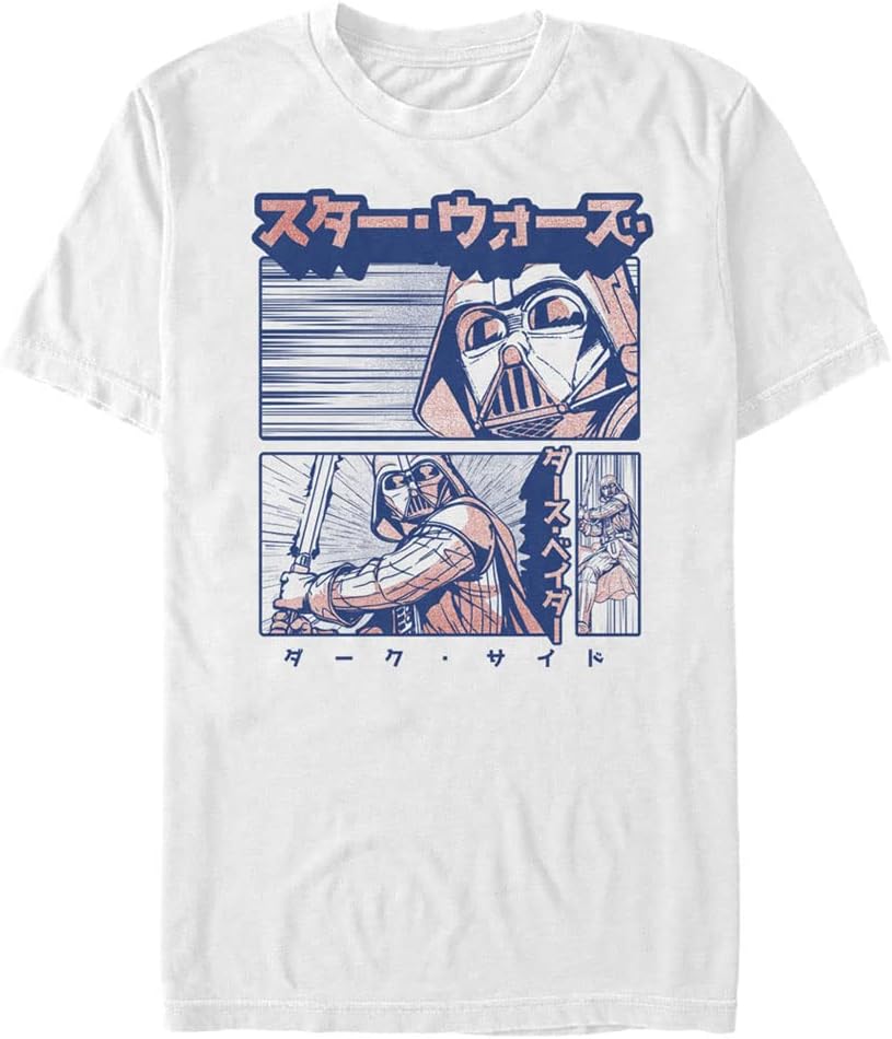 STAR WARS Big & Tall Manga Vader Men's Tops Short Sleeve Tee Shirt T-Shirt | Trending 2025
