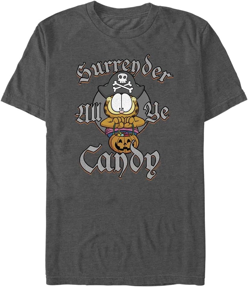 Nickelodeon Men's Big & Tall Pirate Garfield Apparel | Aesthetic Streetwear