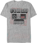 Nintendo It's On Men's Tops Short Sleeve Tee Shirt Athletic Heather T-Shirt | Aesthetic Streetwear