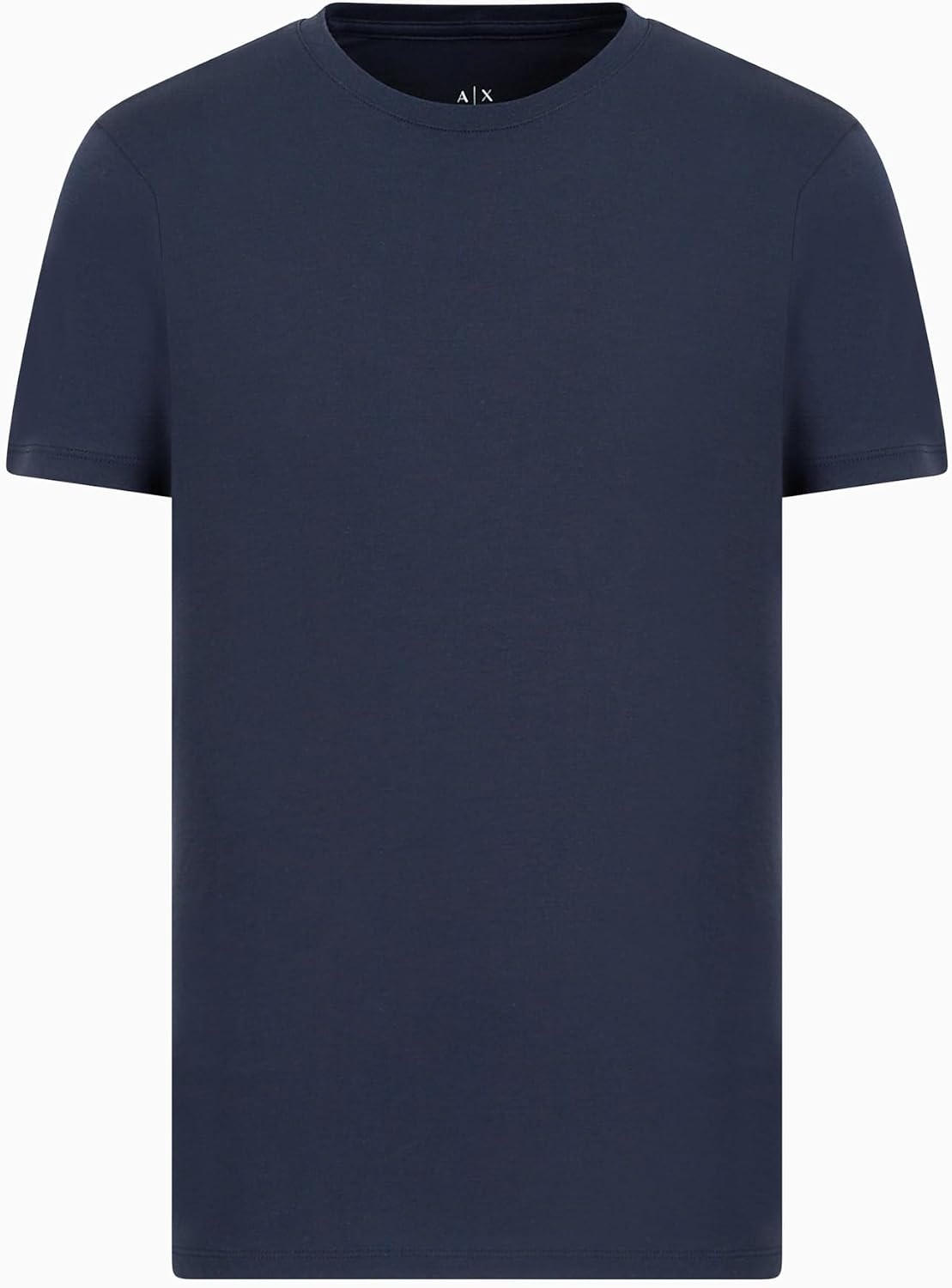 Armani Exchange Mens Solid Colored Basic Pima Crew Neck T-Shirt | US Viral Style