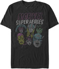 Marvel Men's Universe Grunge Heroes Apparel | Premium Quality