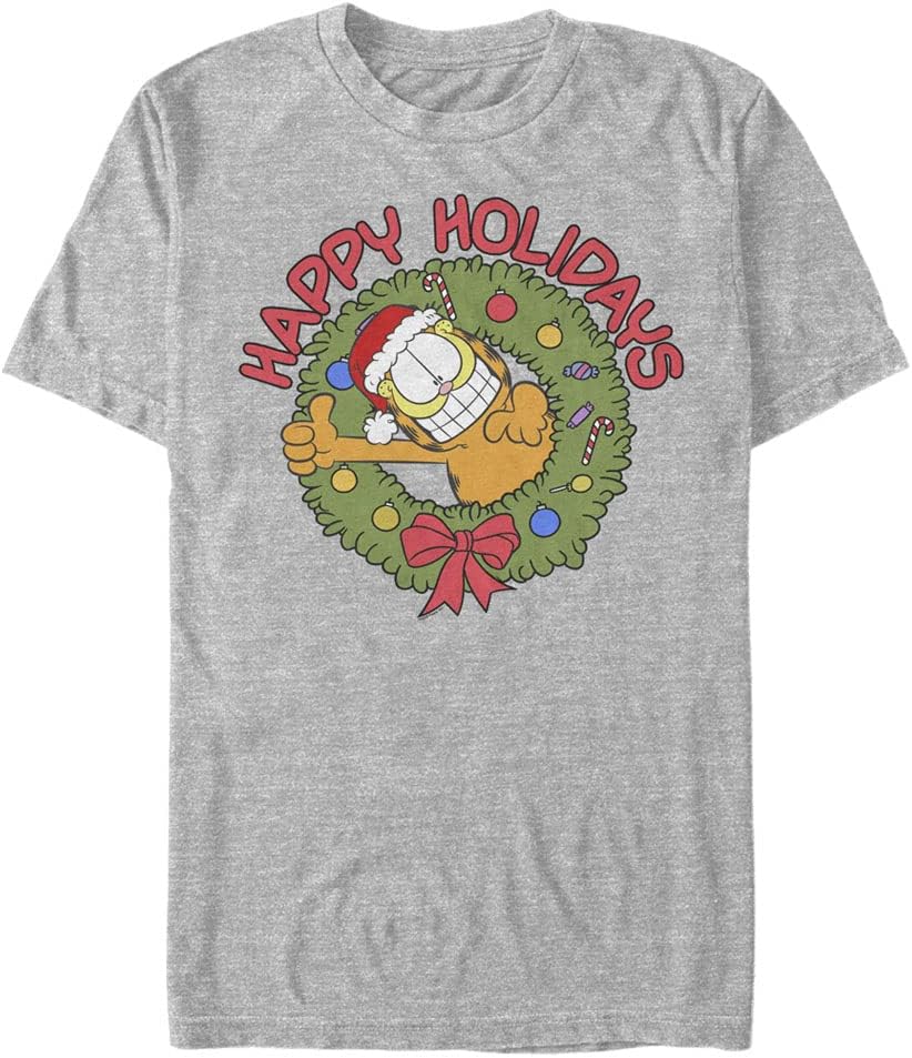 Nickelodeon Men's Big & Tall Garfield Wreath Apparel | Premium Quality