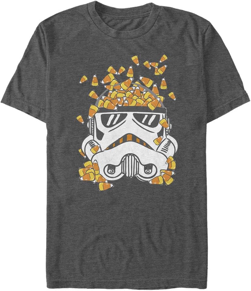 STAR WARS Candy Corn Trooper Men's Tops Short Sleeve Tee Shirt T-Shirt | US Viral Style