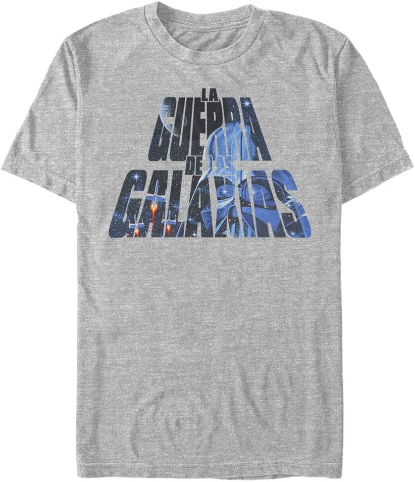 STAR WARS De Las Galaxias Men's Tops Short Sleeve Tee Shirt T-Shirt | Aesthetic Streetwear