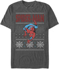 Marvel Big & Tall Classic Ugly Spidey Men's Tops Short Sleeve Tee Shirt T-Shirt | Aesthetic Streetwear