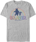 Disney Big & Tall Winnie The Pooh Brave Bear Men's Tops Short Sleeve Tee Shirt T-Shirt | Best Seller