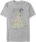 Disney Big & Tall Princess Group Men's Tops Short Sleeve Tee Shirt T-Shirt | Best Seller