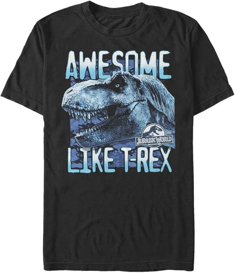 Jurassic Park Big & Tall Jurassic World Fallen Kingdom BE Like REX Men's Tops Short Sleeve Tee Shirt T-Shirt | Aesthe...