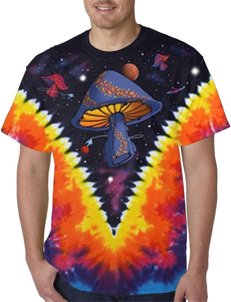Liquid Blue Men's Plus-Size Space Shroom Apparel | US Viral Style