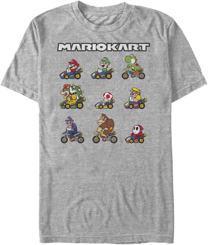Nintendo Men's Big & Tall Team Line Up Apparel | Premium Quality