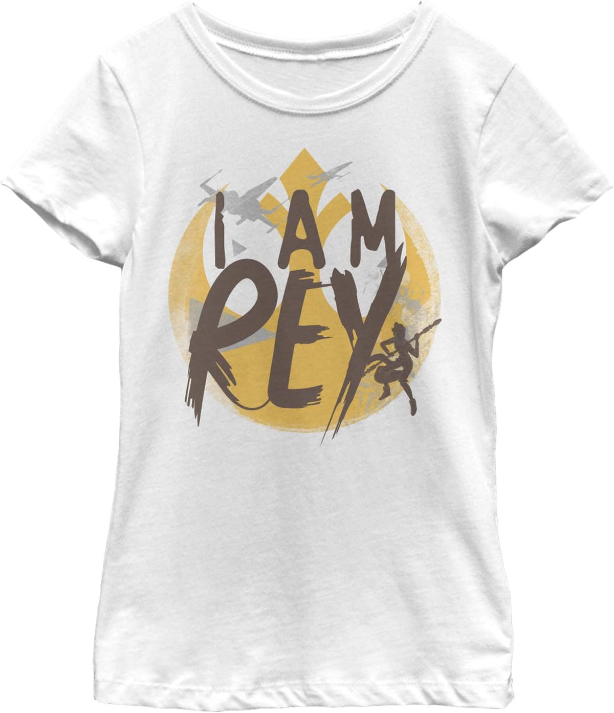 STAR WARS Forces of Destiny I Am Rey Girls Short Sleeve Tee Shirt T-Shirt | Trending 2025