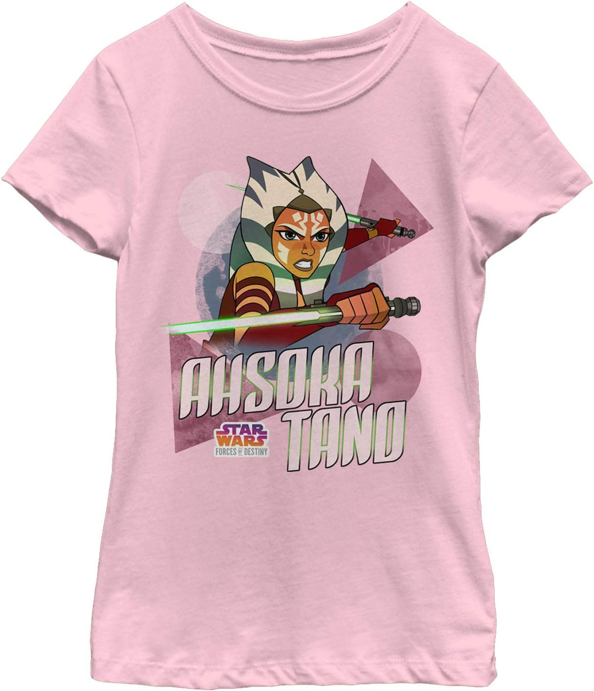STAR WARS Forces of Destiny Ahsoka Poise Girls Short Sleeve Tee Shirt T-Shirt | Premium Quality