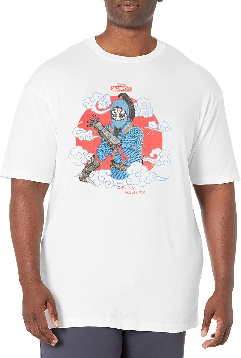 Marvel Big & Tall Shang-chi Dealer of Death Men's Tops Short Sleeve Tee Shirt T-Shirt | US Viral Style