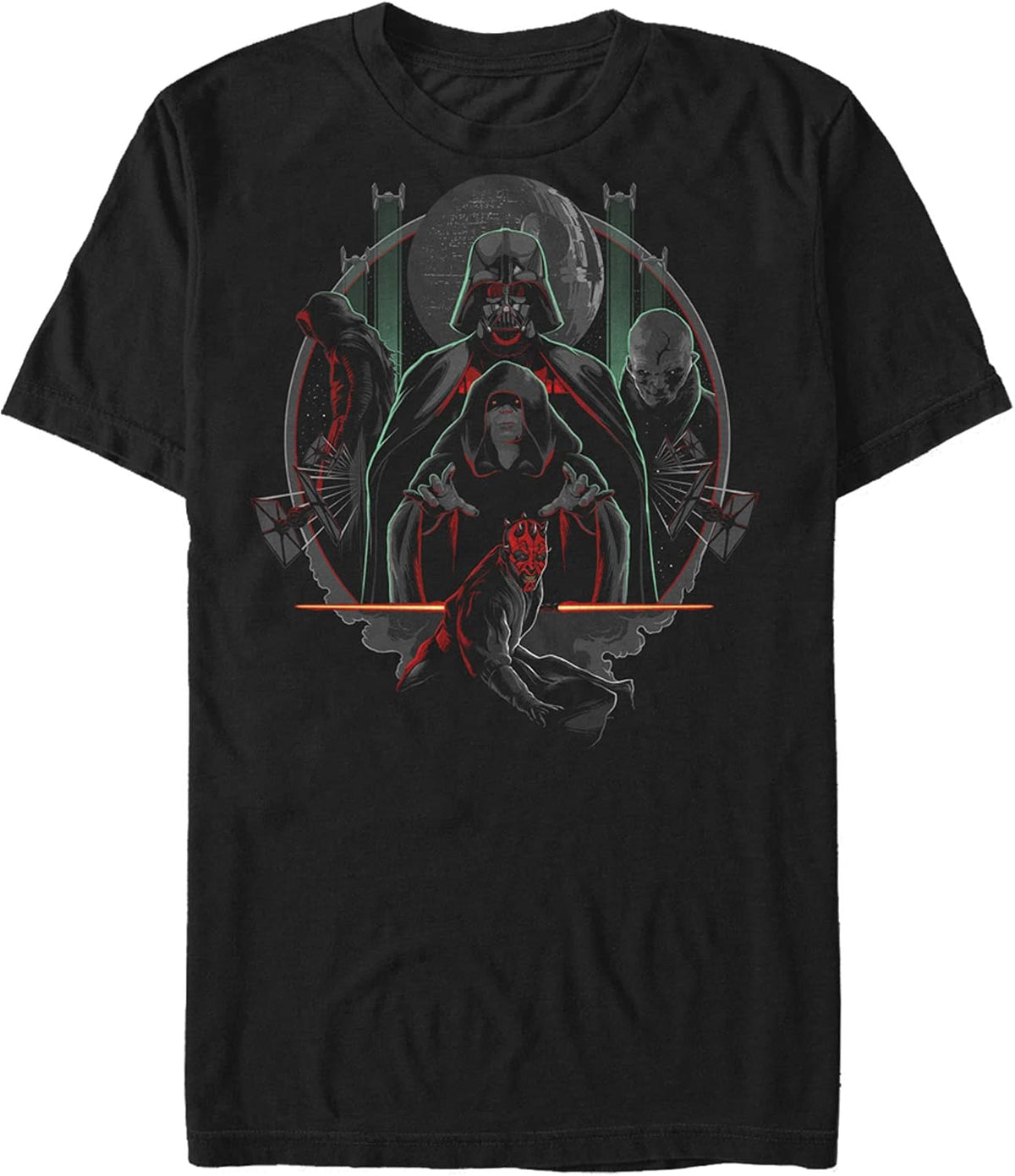 STAR WARS Big & Tall Multiple Franchise Lords of The Sith Men's Tops Short Sleeve Tee Shirt T-Shirt | Premium Quality
