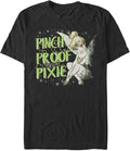 Disney Big & Tall Tinkerbell Pinch Proof Tink Men's Tops Short Sleeve Tee Shirt T-Shirt | Trending 2025