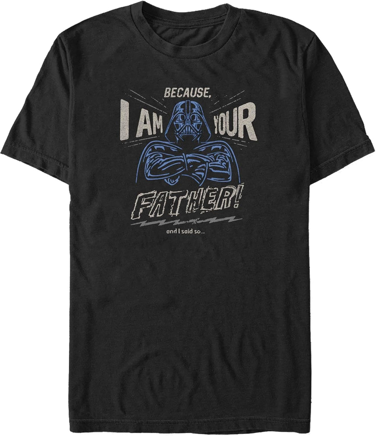 STAR WARS Dad Says So Men's Tops Short Sleeve Tee Shirt T-Shirt | Premium Quality