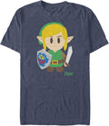 Nintendo Mens Zelda Link's Awakening Batttle ReadyT-Shirt T-Shirt | Trending 2025