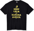 Disney Young Men's Keep Calm Simba Apparel | Premium Quality