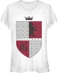 Harry Potter Women's Deathly Hallows Gryffindor Shield Junior's Racerback Tank Top Tank Top | US Viral Style