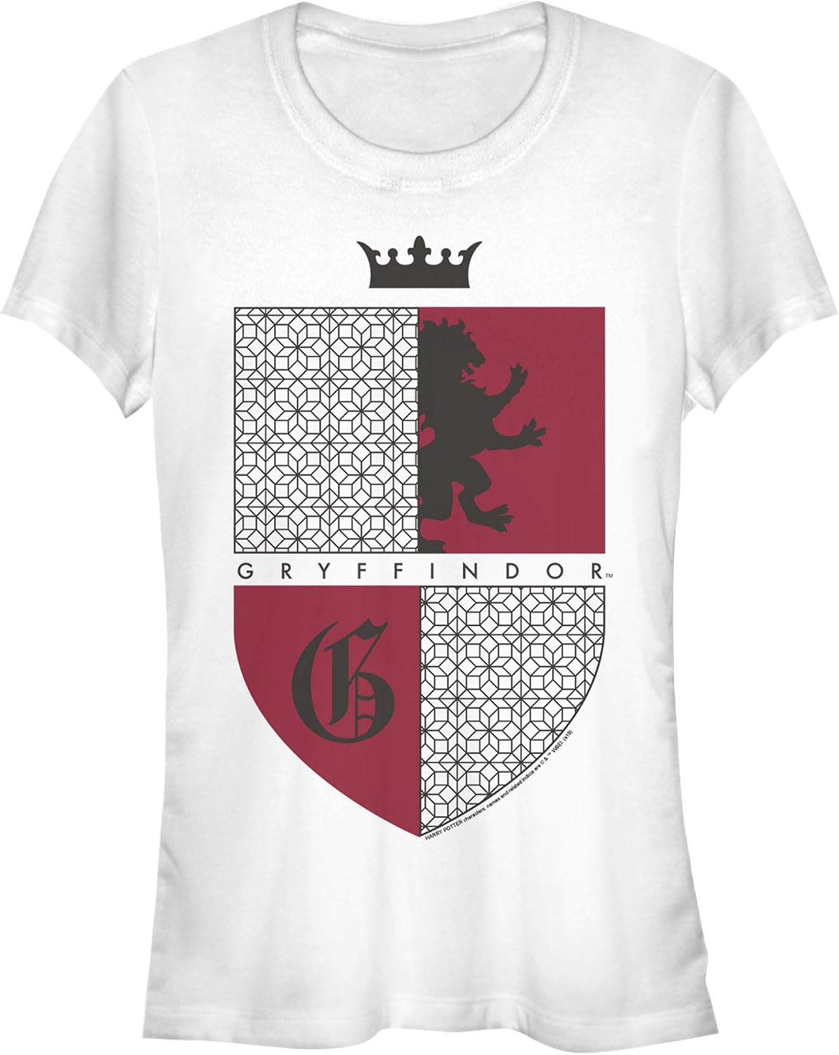 Harry Potter Women's Deathly Hallows Gryffindor Shield Junior's Racerback Tank Top Tank Top | US Viral Style