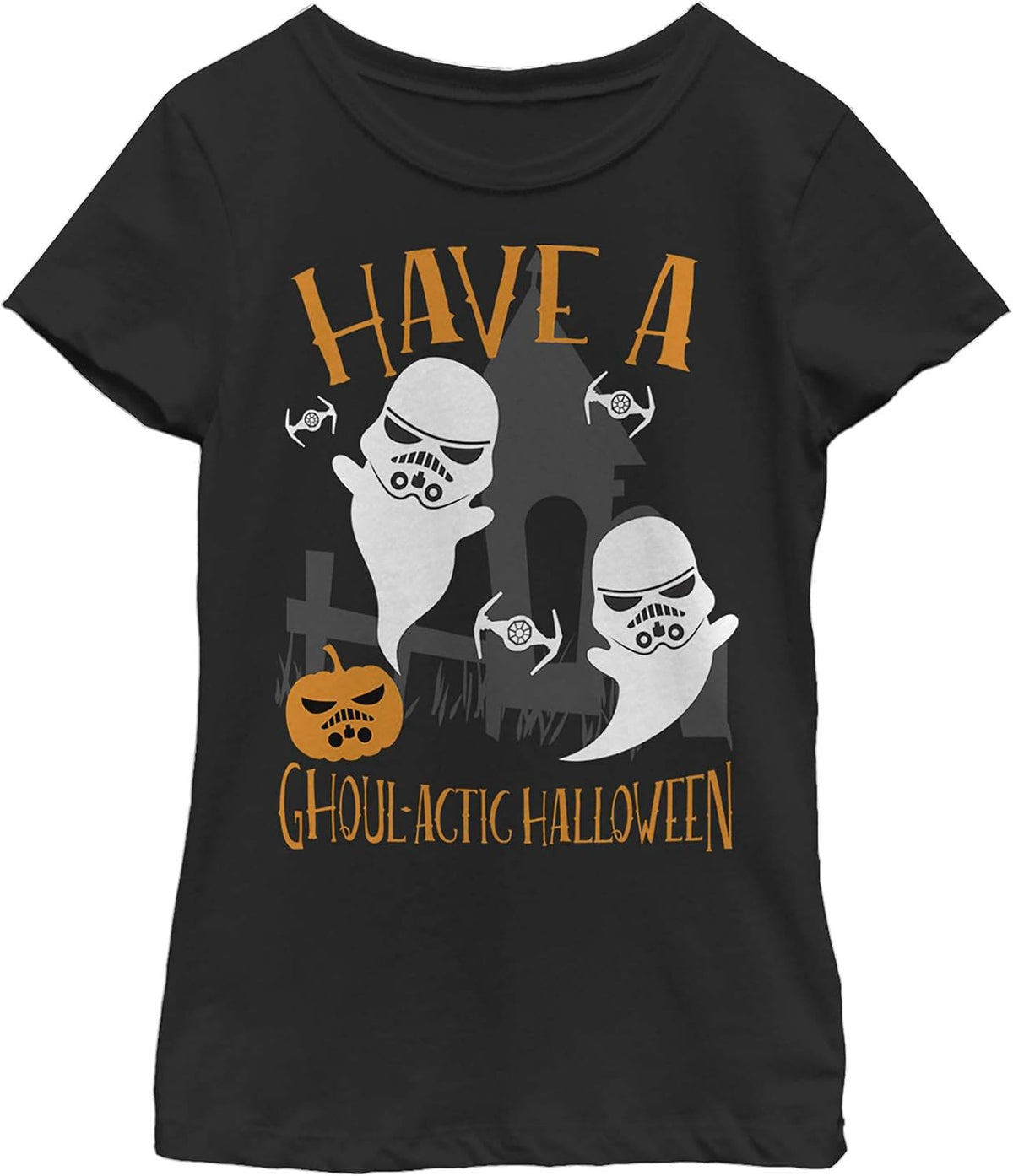 Fifth Sun Star Wars Trooper Ghosts Goulactic Halloween Girls Standard Apparel | Trending 2025