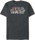 Men's Star Wars A New Hope Classic Poster Logo T-Shirt - Charcoal Heather - 4X Big Tall T-Shirt | US Viral Style