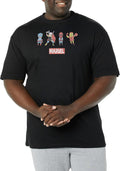Marvel Big & Tall Classic Pop Art Group Men's Tops Short Sleeve Tee Shirt T-Shirt | Trending 2025
