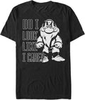 Disney Big & Tall Princesses Dont Care Men's Tops Short Sleeve Tee Shirt T-Shirt | Best Seller