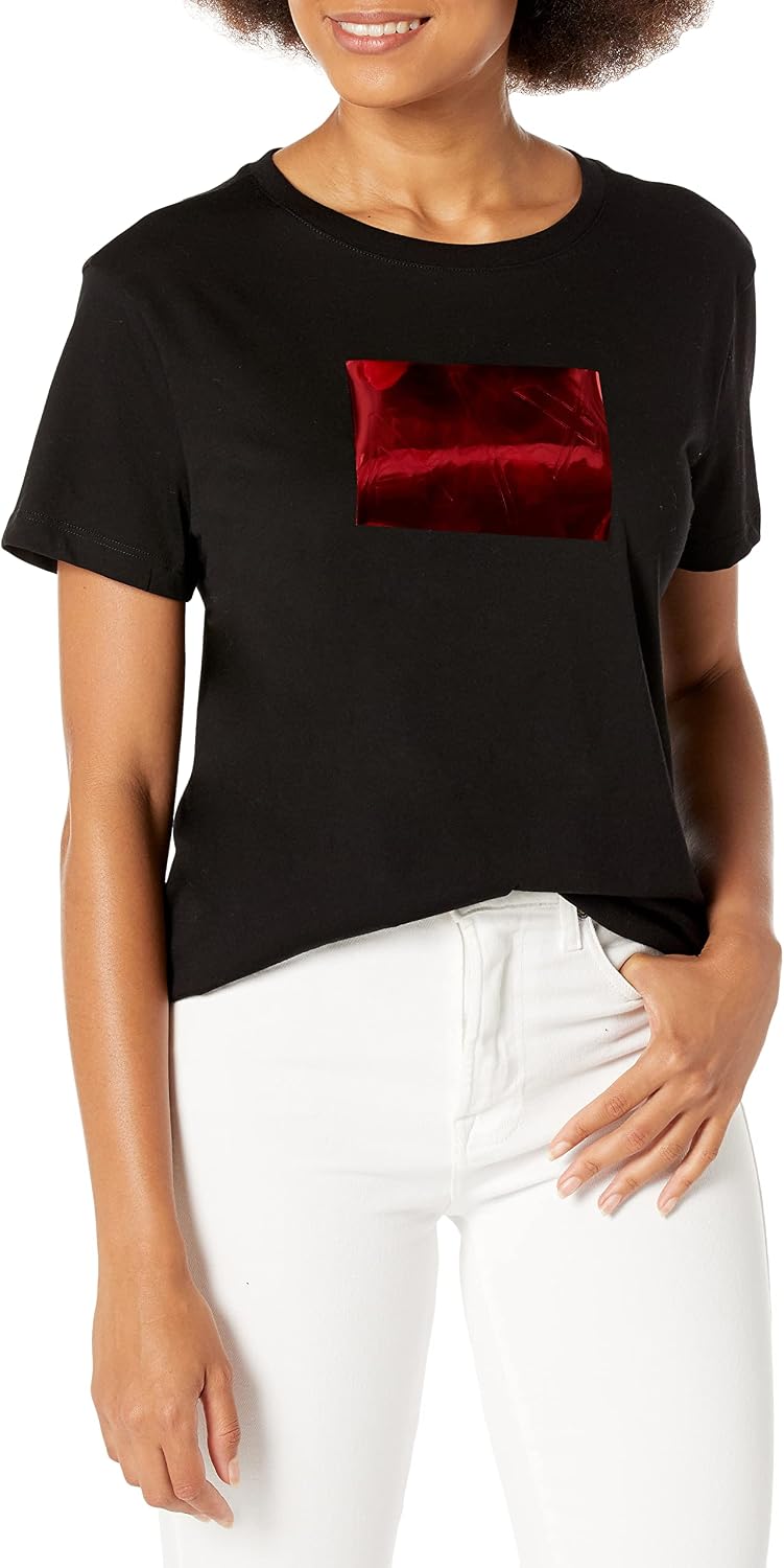 Armani Exchange Women's Shiny Box Logo Apparel | Premium Quality