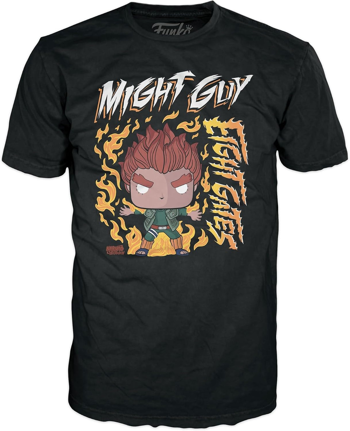 Funko Boxed Tee Naruto - 8 Gates Guy - Small - S - T-Shirt - Clothes - Gift Idea - Short Sleeve Top for Adults Unisex...