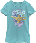 Disney Girl's Wishes Granted Short Sleeve Tee Shirt, Tahiti Blue, X-Small T-Shirt | US Viral Style