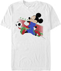 Disney Big & Tall Classic Mickey Italy Kick Men's Tops Short Sleeve Tee Shirt T-Shirt | Best Seller