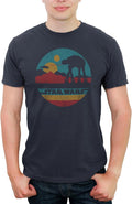 STAR WARS Men's at-at Retro Circle Apparel | Best Seller