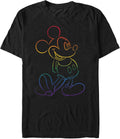 Disney Tall Classic Mickey Big Pride Men's Tops Short Sleeve Tee Shirt T-Shirt | US Viral Style
