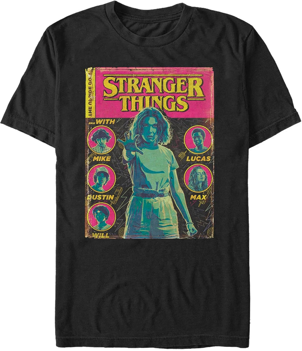 Stranger Things Men's Big & Tall Comic Cover Apparel | Premium Quality