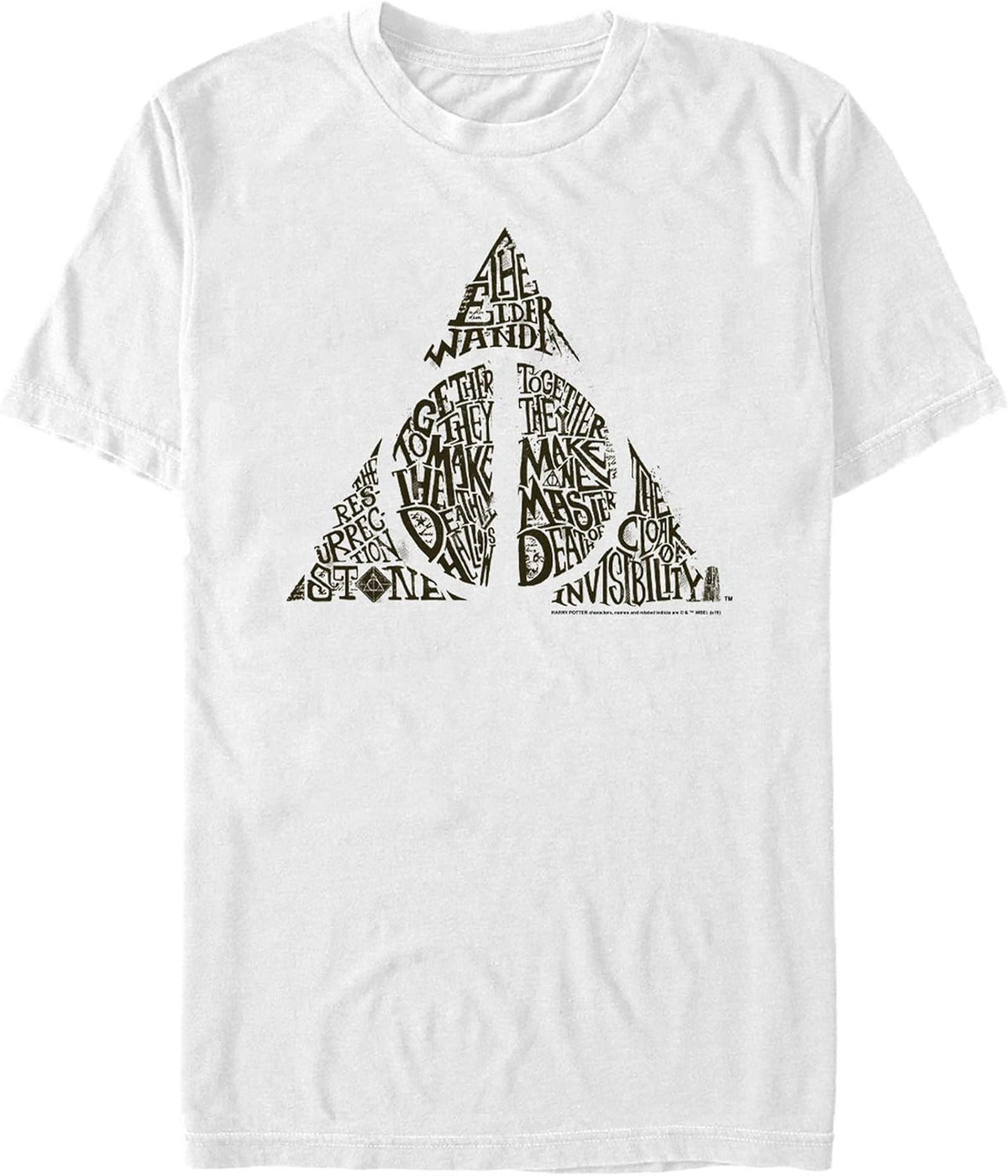 Harry Potter Men's Deathly Hallows Text Symbol Apparel | US Viral Style