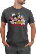 Disney Big & Tall Classic Mickey Squad Men's Tops Short Sleeve Tee Shirt T-Shirt | Aesthetic Streetwear