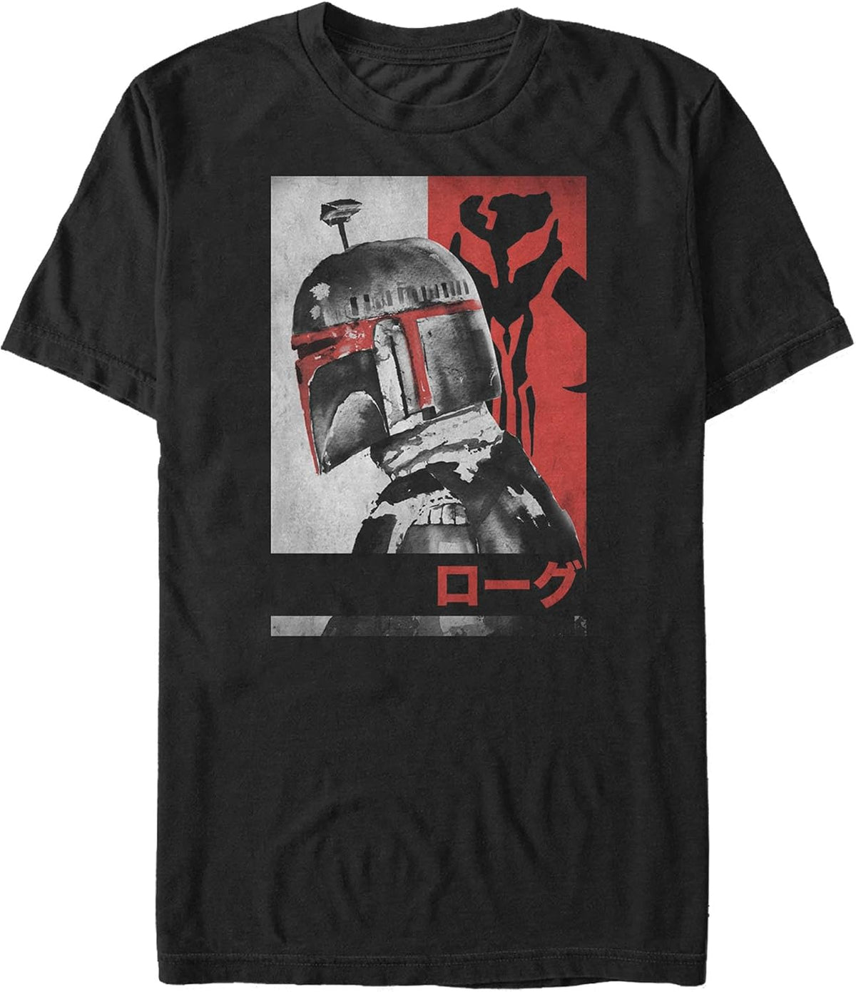 STAR WARS Big & Tall Ink and Fett Men's Tops Short Sleeve Tee Shirt T-Shirt | Aesthetic Streetwear