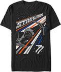 STAR WARS Men's A New Hope Retro Stripes TIE Fighter 77 Apparel | Aesthetic Streetwear