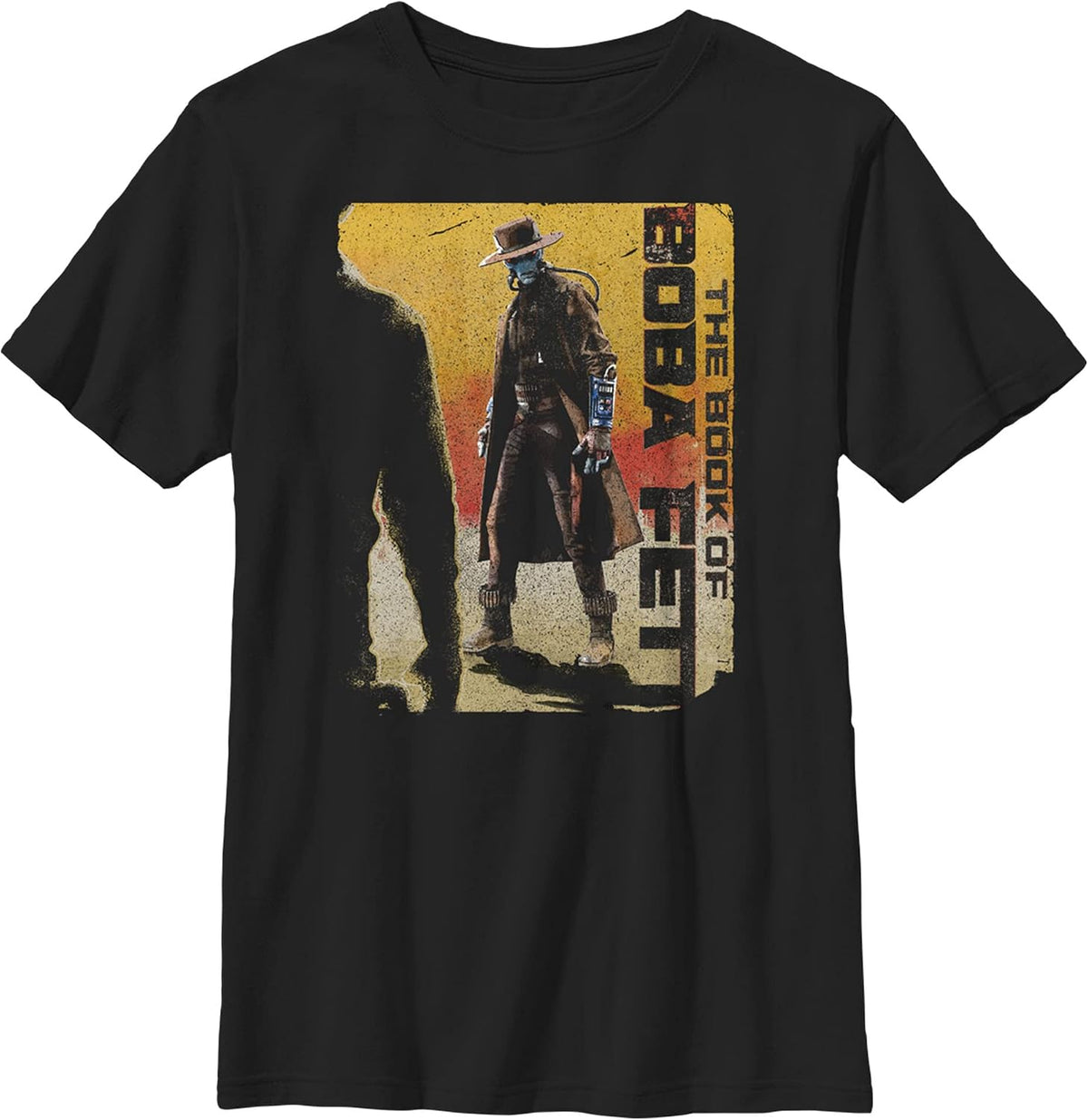 STAR WARS Kids' Book of Boba Fett Takeover Time Boys Short Sleeve Tee Shirt T-Shirt | Premium Quality