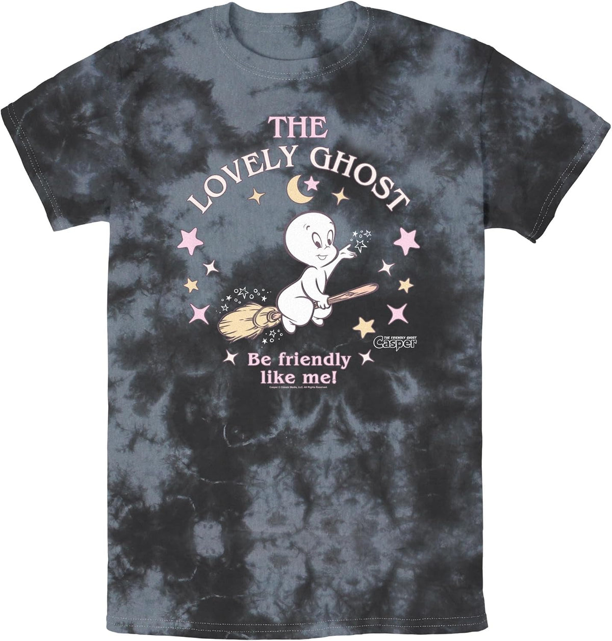Casper the Friendly Ghost Casper The Lovely Ghost Young Men's Short Sleeve Tee Shirt T-Shirt | US Viral Style