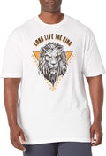 Disney Big & Tall Lion Long Live The King Scar Men's Tops Short Sleeve Tee Shirt T-Shirt | Aesthetic Streetwear