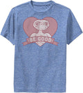 E.T. Kids Heart Be Good Boys Short Sleeve Tee Shirt T-Shirt | Aesthetic Streetwear