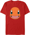 Fifth Sun Pokemon Char Filled Head Young Men's Short Sleeve Tee Shirt T-Shirt | Aesthetic Streetwear