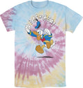 Disney Characters Donald Jump Young Men's Short Sleeve Tee Shirt T-Shirt | Aesthetic Streetwear