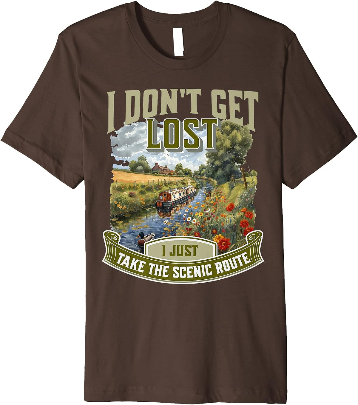 Narrowboat Outfit Ideas For Men Canal Boating Barge Owner Premium T Shirt T Shirt Trending US Best Seller Look